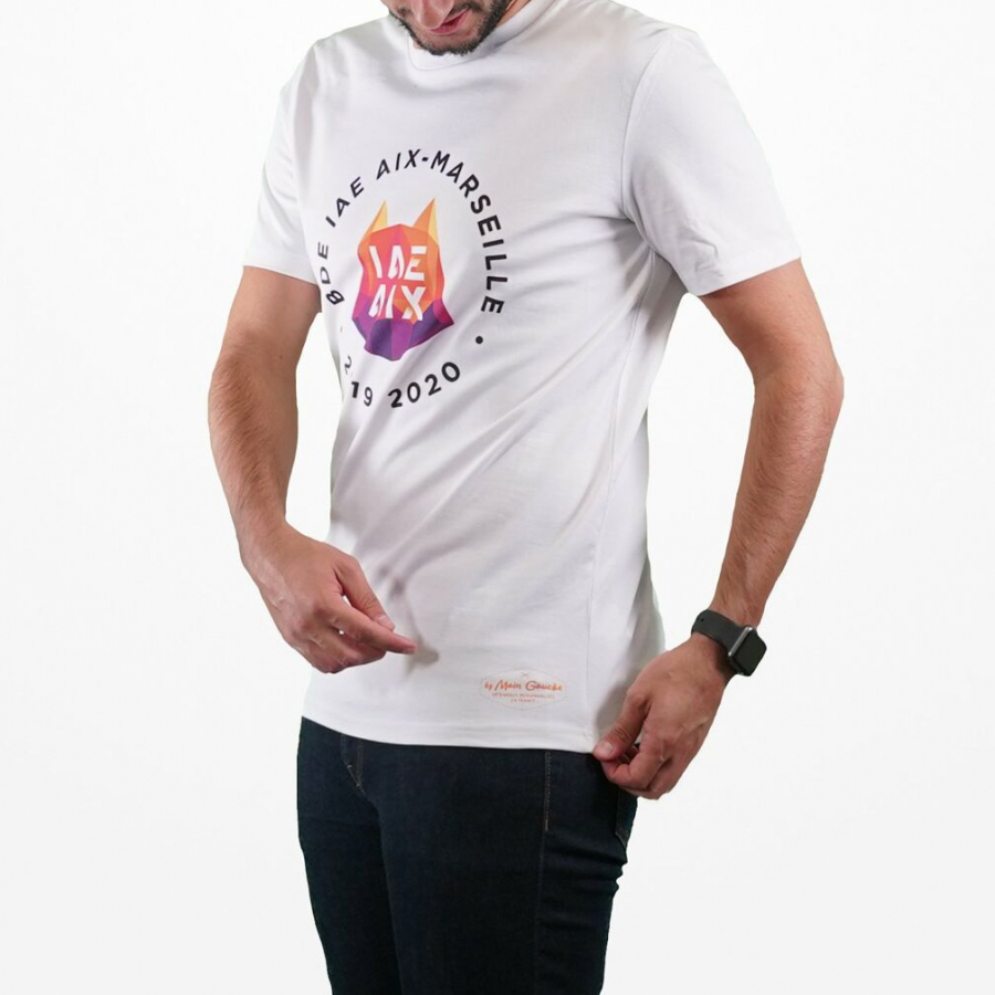 BDE IAE Aix-Marseille : Des t-shirts bio personnalisés par impression numérique